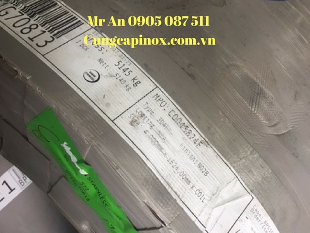 Cung cấp Cuộn, Tấm inox 304,  4.0 mm x 1500 /2B-Malaysia, TQ, giá Tốt